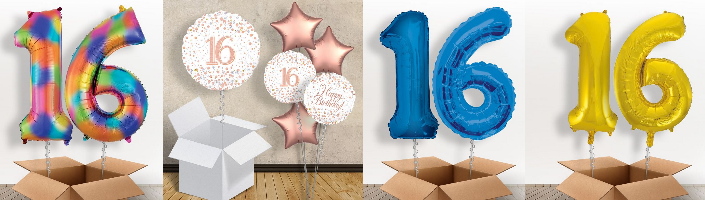 16th Birthday Balloon | Balloon In a Box | Party Save Smile